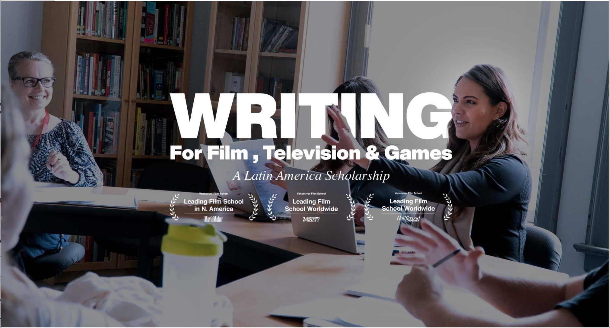 Beca de escritura creativa para uniandinos en el Vancouver Film School